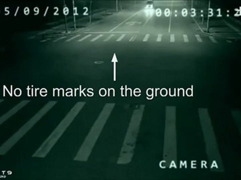 Камера наблюдения зафиксировала телепортацию велосипедиста