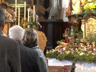 Zell an der Ybbs  Schwammerlaltar 2012 und Heiliger Karl Borromäus