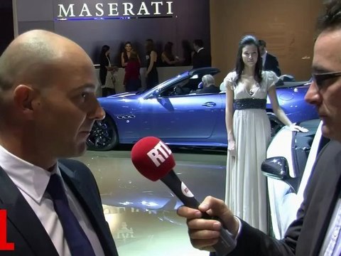 Découvrez la GranCabrio MC présentée en première mondiale sur le stand Maserati