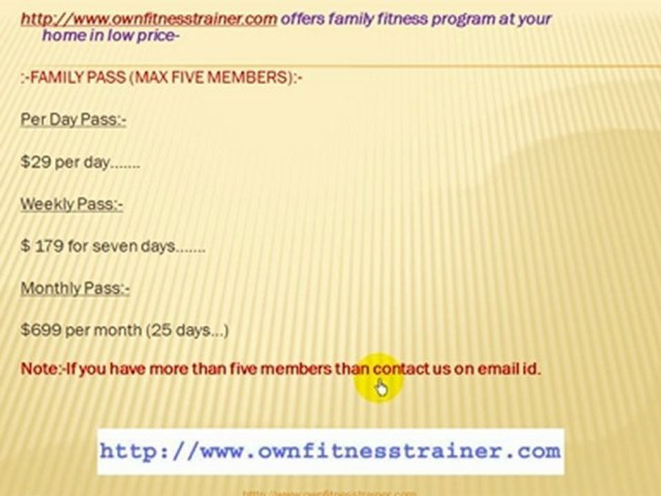 Gym Workout Chart