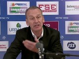 Conférence de presse ESTAC Troyes - Toulouse FC : Jean-Marc FURLAN (ESTAC) - Alain  CASANOVA (TFC) - saison 2012/2013