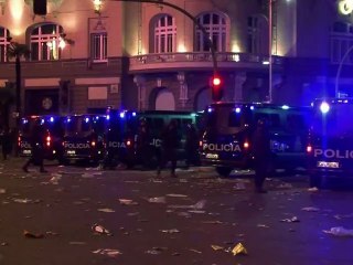 Enfrentamientos en Madrid