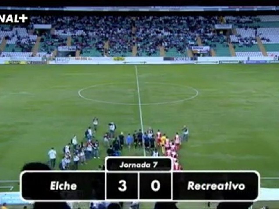 Liga Adelante  Elche 3  Recreativo 0