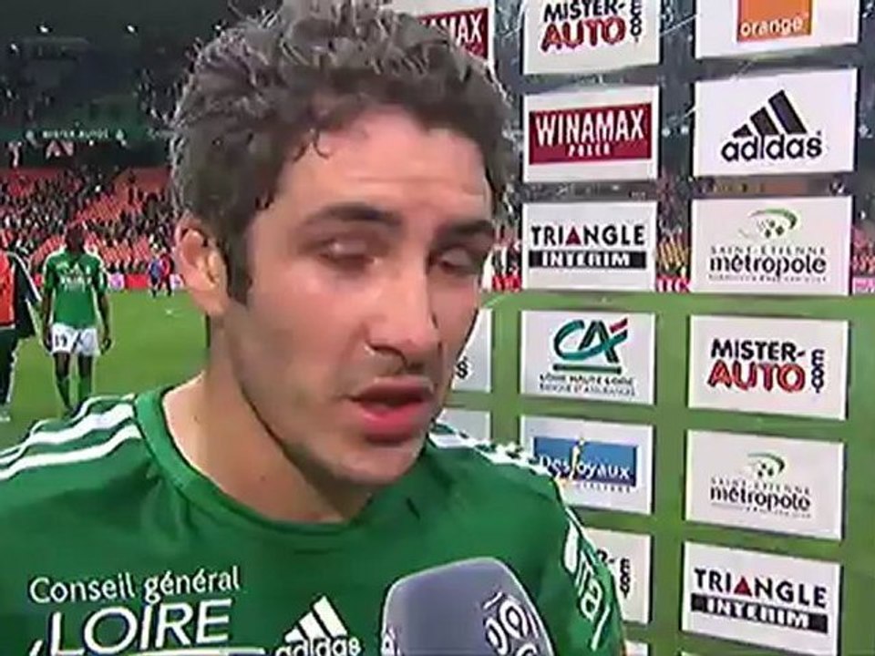 Interview de fin de match : AS Saint-Etienne - Stade de Reims - saison 2012/2013