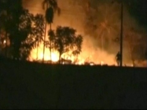 Muslim protesters torch Buddhist temples in Bangladesh