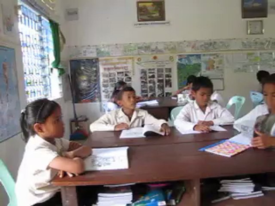 En classe