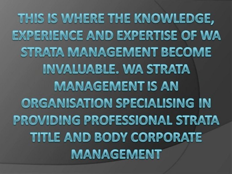 Why You Should Choose a Professional to Manage Your Strata Company