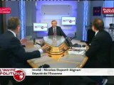 Nicolas Dupont-Aignan : « C’est la même politique [que celle de Nicolas Sarkozy] en pire dans la mesure où il ne s’occupe même pas du soutien aux entreprises. »