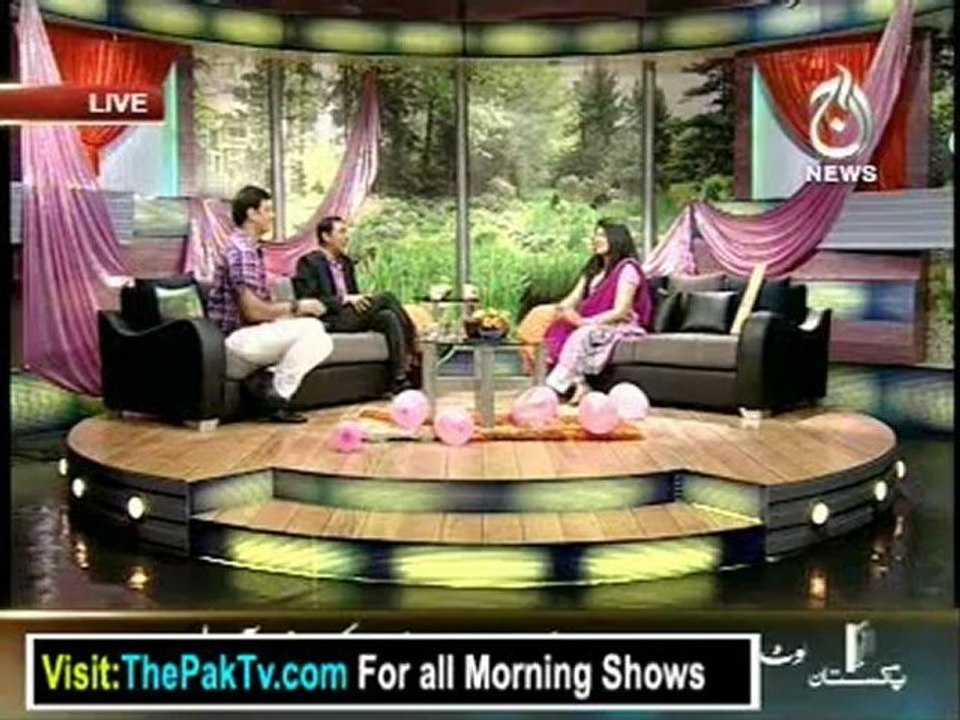 Aaj Subh with Ali Salman - 1st Ocober 2012 - Part 1