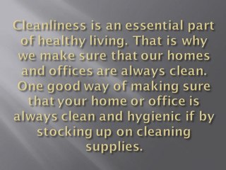 Saving Time and Money with Bulk Orders at Queensland Cleaning Supplies