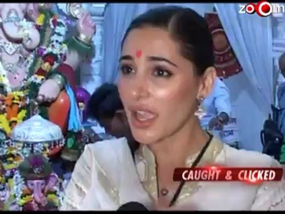 Nargis cried after visiting Ganpati
