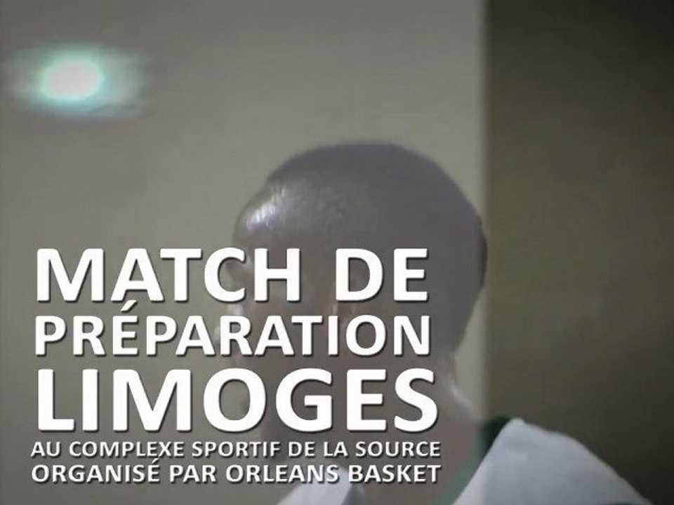 Résumé - Match de Préparation contre Limoges à la Source