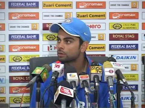 Virat Kohli Post match PC Colombo 4th ODI 31 July