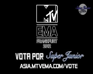 ¡Vota por Super Junior en los EMA 2012!