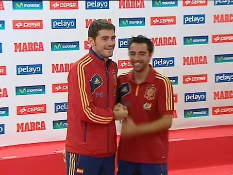 Iker y Xavi obtienen el Premio Principe de Asturias de los Deportes 2012