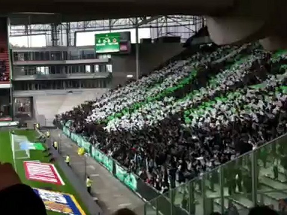 Vidéo du kop lors du match ASSE/Reims