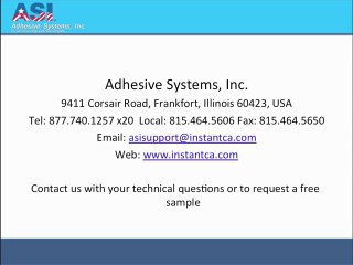 Cyanoacrylate Adhesives | Acrylic Resin | Cyanoacrylate Glue