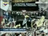 (Vídeo) Así tratan a la Bandera Nacional Capriles y sus seguidores