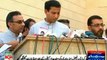 MQM Faisal Sabzwari Talk to media after passed SPLG ordinance 2012 in Sindh assembly