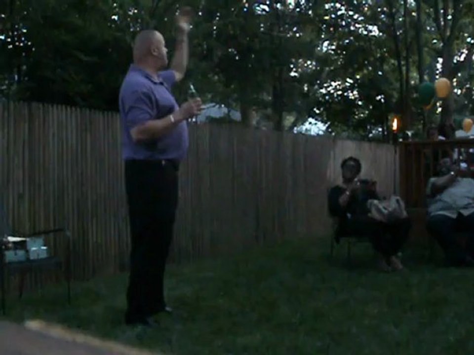 Adam Phillips comedy from Baldwin backyard summer 2012
