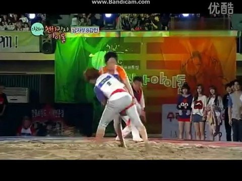 121001 Idol﻿ Wrestling Show MBC Chuseok Special (Himchan VS hoon cut)