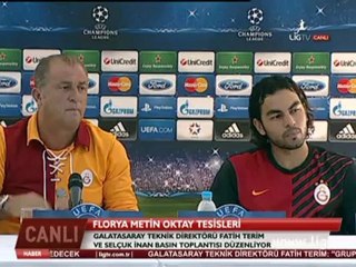 Braga Maçı Öncesi Fatih Terim Röpörtajı