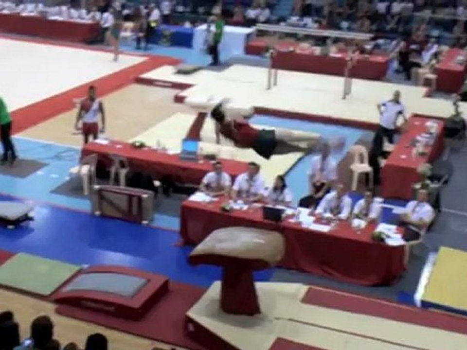 Finale de Coupe de France de gymnastique à Valenciennes.