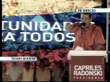 Capriles: ¡La fuerza para poner y quitar presidentes la tienen ustedes!
