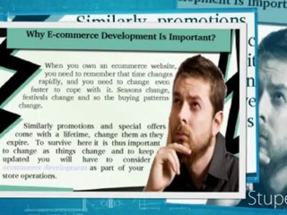 Ecommerce Development – To Comprehend the Changes Here