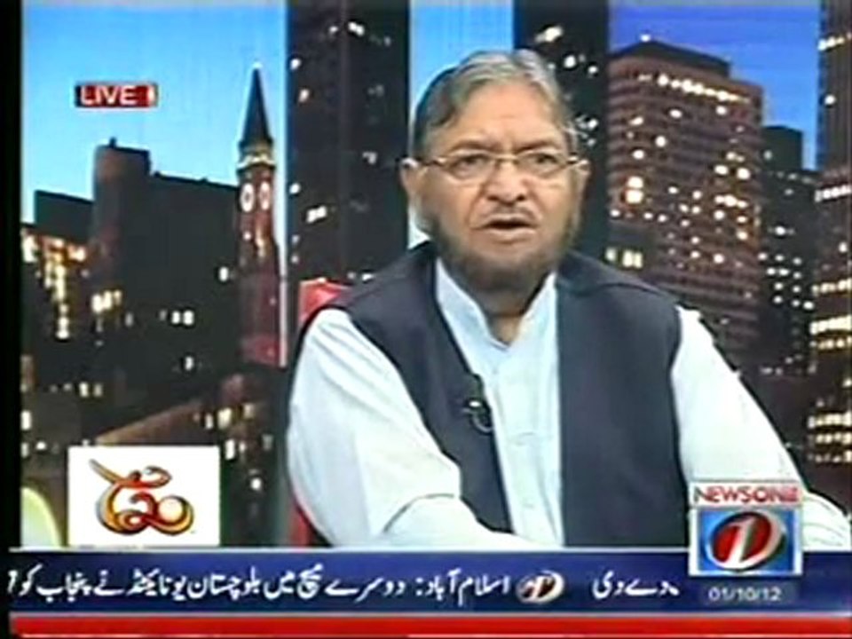 Jamaat e Islami Leader Dr Fareed Ahmad Paracha On Balochistan Issue & Govt's Failure  - 01 Oct 2012