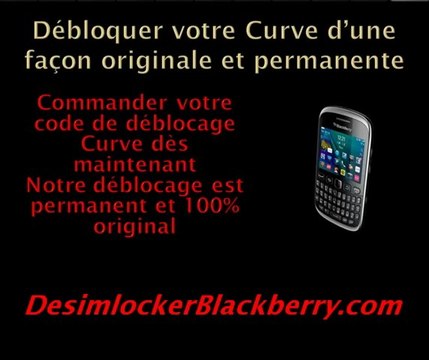 Desimlocker un Blackberry Curve 9320 par code