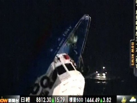 Une collision entre deux bateaux de passagers fait 36 morts à Hong Kong