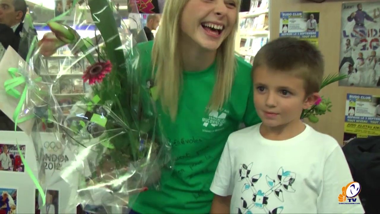 Automne Pavia marraine des Virades de l’espoir 2012  pour vaincre la mucoviscidose :