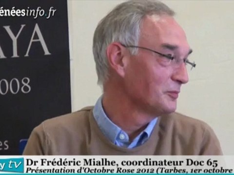 Tarbes Présentation d'Octobre Rose (1er octobre 2012)