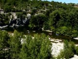 Ardèche : vidéo aérienne de la rivière Ardèche au camping Les Coudoulets
