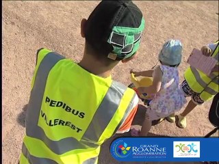 Pour aller à l'école...le pédibus ça marche