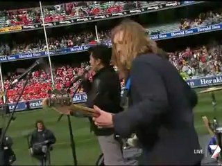 Temper Trap at the 2012 AFL Grand Final