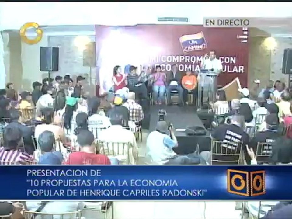 Economista José Guerra dice que Capriles garantiza el respeto irrestricto a la propiedad privada