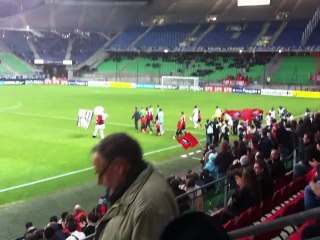 07/01/12 : SRFC-ASNL : entrée des équipes