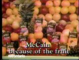 McCain Drinking Box for Lunchtime 1987