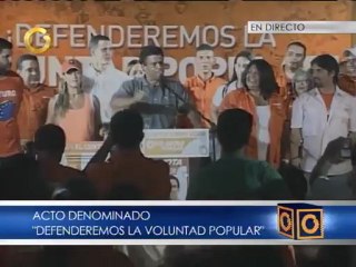 López recreó cómo será el momento en que los rectores del CNE ofrezcan el resultado de las elecciones