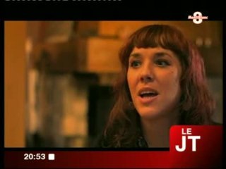 Zaz a gravi le Mont-Blanc