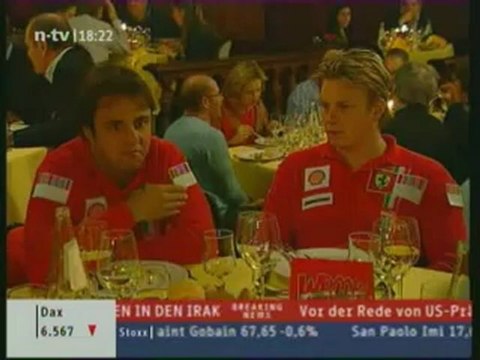 Kimi Räikkönen´s first days with Ferrari at Ferrari Ski Days 2007