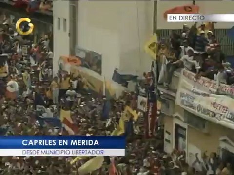 Capriles: los jóvenes han crecido con un Gobierno que hace promesas y no cumple