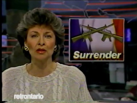Global TV News National Edition intro December 20 1985