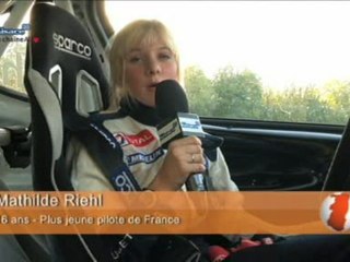 Mathilde, 16 ans... pilote de rallye!