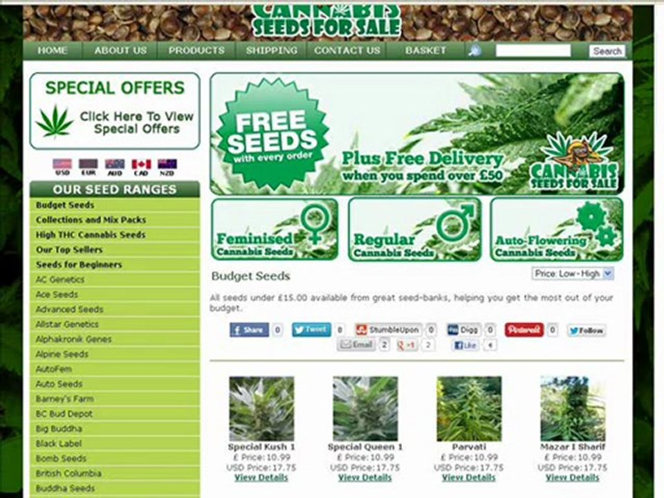 trusted supplier of the highest QUALITY marijuana seeds