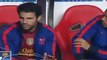 لقطة كسر ذراع كارلوس بويول في مباراة برشلونة و بنفيكا