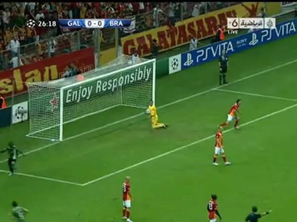 Galatasaray 0-1 Sporting Braga  Ruben Micael  goal FutbolManiak.eu