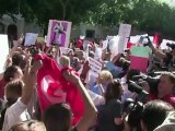 Tunisians support alleged rape victim accused of 'indecency'